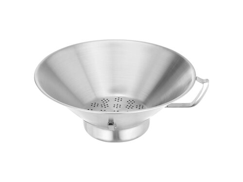 Hendi Frittierseiher aus Edelstahl mit Griff,  410 mm, Hhe 170 mm