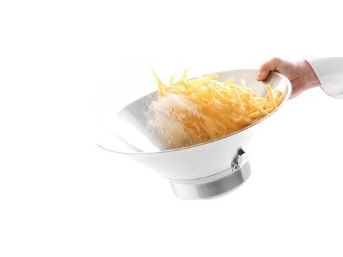 Hendi Frittierseiher aus Edelstahl mit Griff,  410 mm, Hhe 170 mm