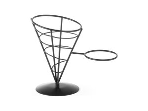 HENDI Pommesttenhalter, Halterung fr eine Saugschale