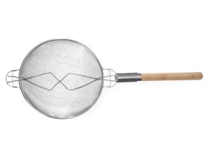 Hendi Sieb mit Holzgriff, doppelmaschig, � 305 mm, H�he...