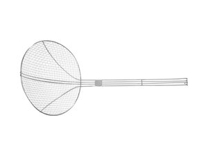 Hendi Frittierlffel aus Edelstahl, Lnge 540 mm, Breite...