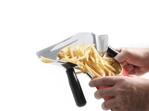 HENDI Pommesschaufel, schwarz