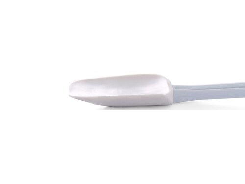 Hendi Kitchen Line Teigschaber, l�ffelf�rmig, Wei�, Schaber aus Synthetikgummi, BT 254 x 57 mm