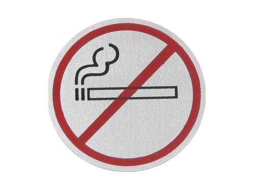 HENDI Wandschilder rund, Nicht rauchen, mit Doppelklebeband
