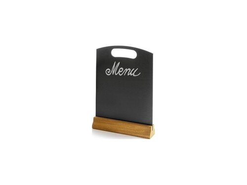 HENDI Tischkreidetafeln mit Holzfu�, Schwarz, 2 Stk