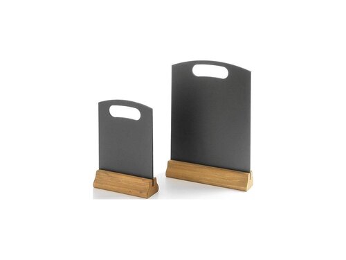 HENDI Tischkreidetafeln mit Holzfu�, Schwarz, 2 Stk