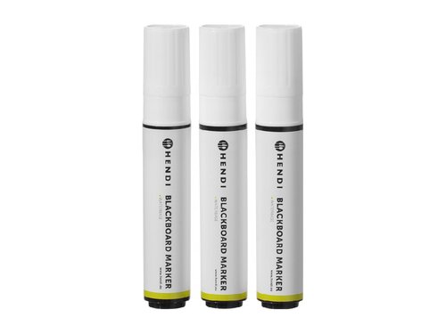 Kreidemarker Hendi, Strichst�rke 15 mm, 3 St�ck, 3x wei�