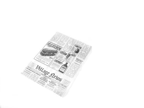 Hendi Einschlagpapier, fettdicht, Zeitungsdruck, BT 250 x 350 mm, 500 Stck