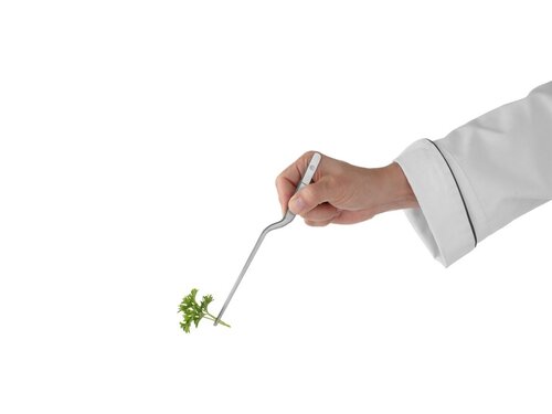 HENDI Pinzette, gekrpft, BTH 13 x 59 x 230 mm