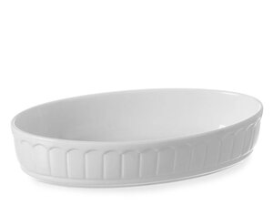 Hendi Ofenform Rustica, Porzellan, oval, Inhalt 1 Liter