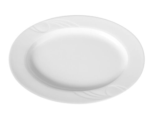 Hendi Karizma Platte, oval, Hotelporzellan, BTH 290 x 200 mm