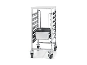 HENDI Abr�umwagen f�r 7 x GN 1/1 Tabletts/Beh�lter, BTH...