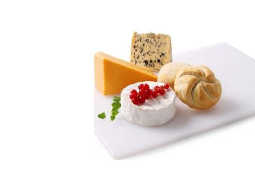 Hendi Schneidbrett, HACCP-konform, Wei, BTH 600 x 400 x 18 mm