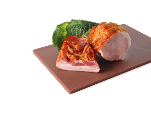 Hendi Schneidbrett, HACCP-konform, Braun, BTH 600 x 400 x 18 mm