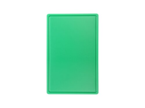 Hendi Schneidbrett mit Rille, HACCP-konform, Grn, GN 1/1