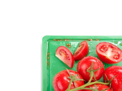 Hendi Schneidbrett mit Rille, HACCP-konform, Grn, GN 1/1