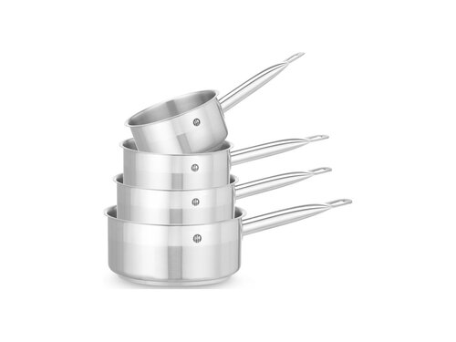 Hendi Kasserolle ohne Deckel, aus Edelstahl, 1 Liter,  140 mm, Hhe 70 mm