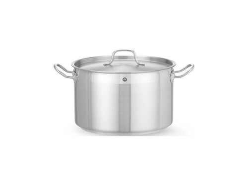 Hendi Kochtopf mittel mit Deckel, 10 Liter, aus Edelstahl,  280 mm, Hhe 170 mm