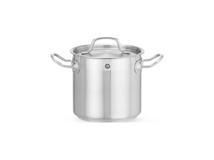 Hendi Kochtopf hoch mit Deckel, 3 Liter, aus Edelstahl, ...