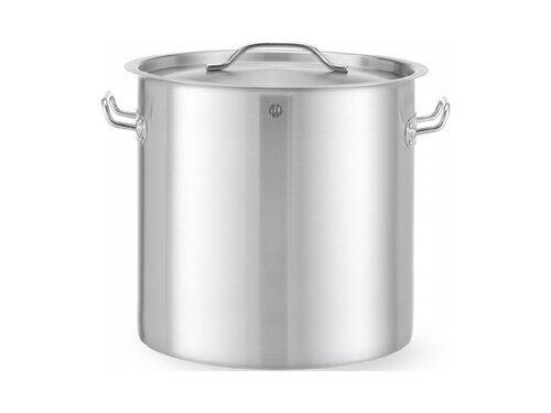 Hendi Schmortopf mit Deckel, aus Edelstahl, 25 Liter, � 345 mm, H�he 350 mm