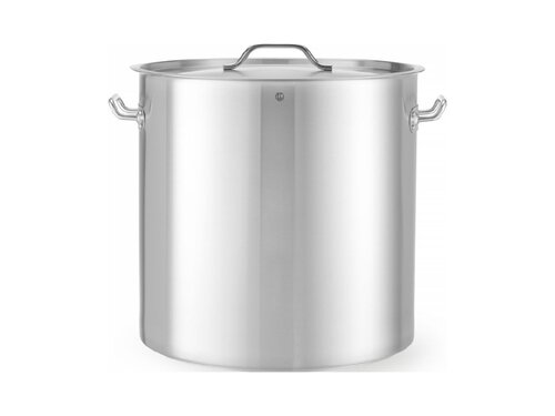 Hendi Schmortopf mit Deckel, aus Edelstahl, 71 Liter, � 450 mm, H�he 450 mm