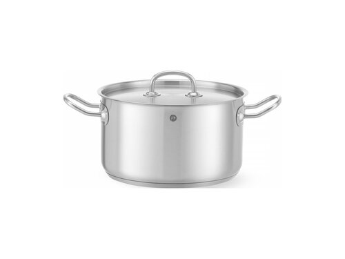 Hendi Fleischtopf mittel, aus Edelstahl, 6 Liter, � 240 mm, H�he 135 mm