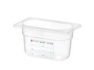 Hendi Gastronormbehlter GN 1/9, Tiefe 100 mm,...