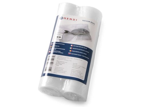 Hendi Vakuum-Kochbeutel Rolle, geprgt, 280 x 6000 mm, 2 Stck