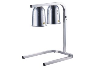 Stalgast Doppel-Buffetw�rmelampe, 2 Infrarot-Strahler 0,5...