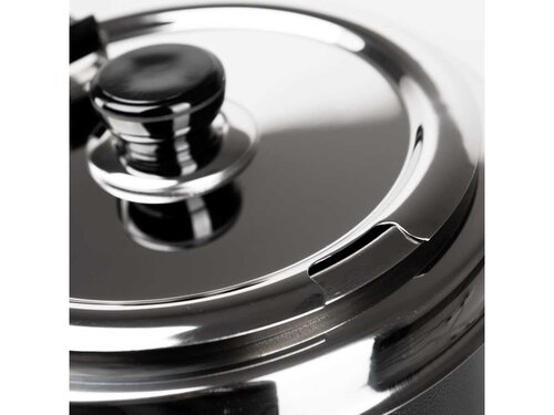 Stalgast Elektrischer Suppentopf, gerade Form, Inhalt 5,7 Liter, 0,3 kW, BTH 280 x 280 x 340 mm