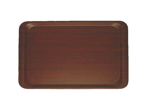 Tablett aus laminiertem Schichtstoff GN 1/1, Farbe Mahagoni, Farbe Mahagoni, BTH 530 x 325 x 0 mm