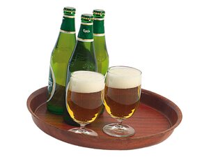 Bierglastr�ger aus laminiertem Schichtstoff, Farbe...