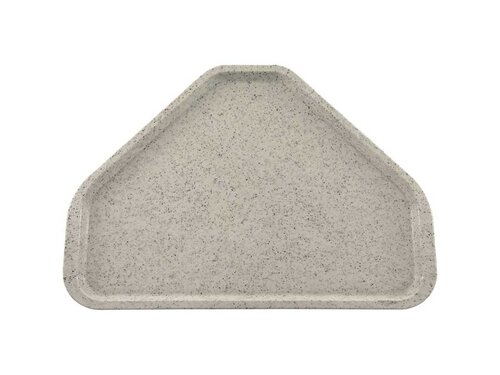 Polyestertablett Trapez, Farbe Granit, BTH 477 x 337 x 15 mm
