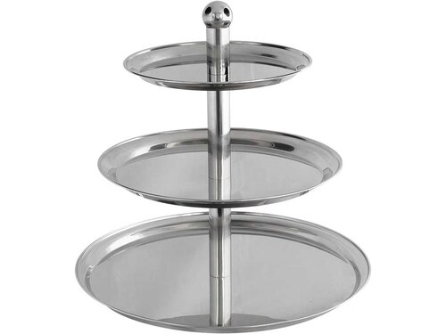 Etagere mit Kugelgriff, 3-stufig, H�he 50 cm, aus...