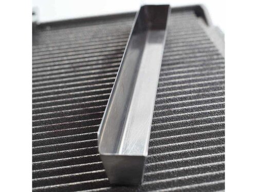 CATERINA Kontaktgrill, doppelt, oben + unten gerillt, 3,6 kW, BTH 610 x 390 x 195 mm