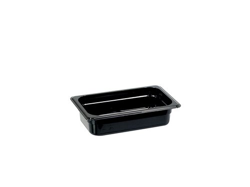 Stalgast STANDARD Gastronormbehlter GN 1/4, Tiefe 65 mm, Polycarbonat Schwarz