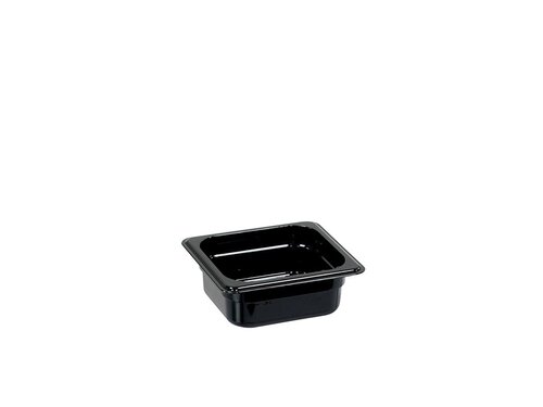 Stalgast STANDARD Gastronormbeh�lter GN 1/6, Tiefe 100 mm, Polycarbonat Schwarz