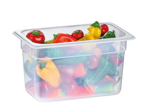 Stalgast STANDARD Gastronormbehlter GN 1/4, Tiefe 100 mm, Polypropylen transparent
