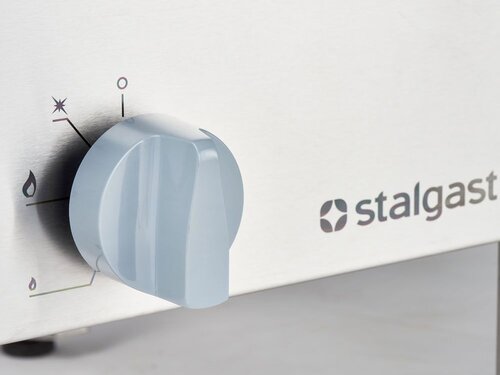 Stalgast TOP - G20 Gas-Hockerkocher, 1 Doppelkranzbrenner fr  450&ndash;500 mm, 9 kW, BTH 565 x 635 x 380 mm