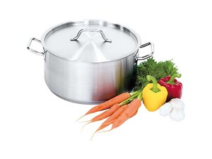 Stalgast Suppentopf seidenmatt, mit Deckel, 8 Liter, �...