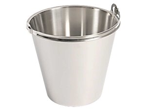 Edelstahleimer PREMIUM, ohne Bodenreifen, mit...