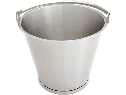 Stalgast Edelstahleimer mit Bodenreifen und...