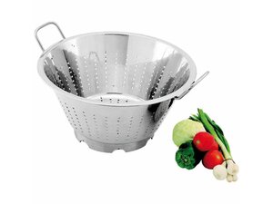 Gem�seseiher konisch, poliert, � 32 cm, aus Edelstahl,...