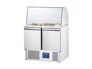 Stalgast Saladette mit 2 Tren und Glasaufsatz, fr 10 x...