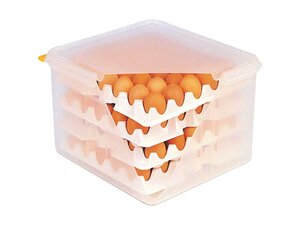 Eierbox inklusive acht Eiertabletts, inklusive acht...