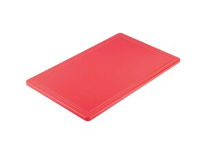 Stalgast Schneidbrett mit Saftrinne, HACCP-konform, Rot,...