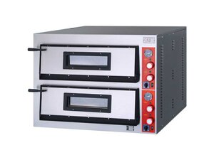 GGF Pizzaofen mit zwei Kammern, aus pulverbeschichtetem...