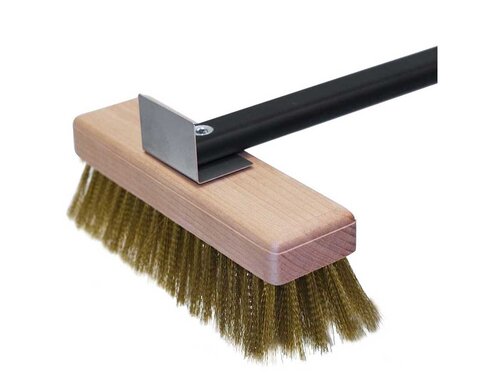 Ofenb�rste, L�nge 110 cm, mit Messingborsten