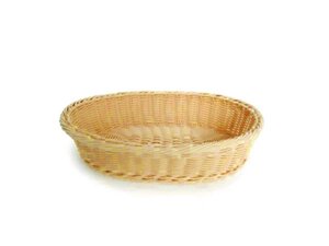 Tisch- und Buffetkorb oval, stabiles Geflecht,...