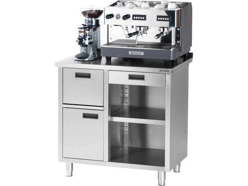 Arbeitstisch für Kaffeemaschine, 1000 x 700 x 1000 mm (BxTxH)